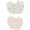 Bebetto rukavice za bebe devojčice 2 para pink C1056